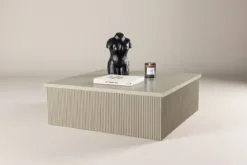 Couchtisch Aventus - in dlem Beige oder Schwarz