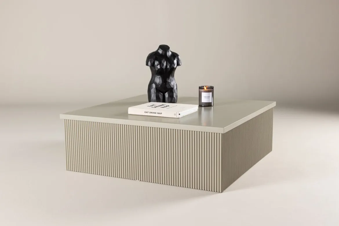 Couchtisch Aventus - in dlem Beige oder Schwarz