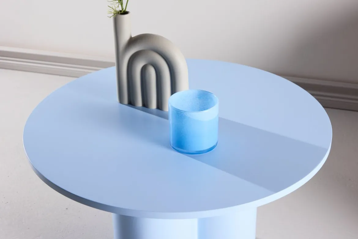 Couchtisch Azzurro Ø80 cm – Rundtisch