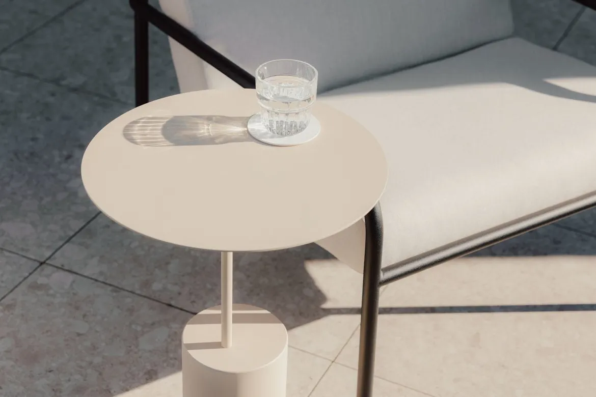 Couchtisch/Beistelltisch Ciro – Edelstahl-Design für Indoor & Outdoor
