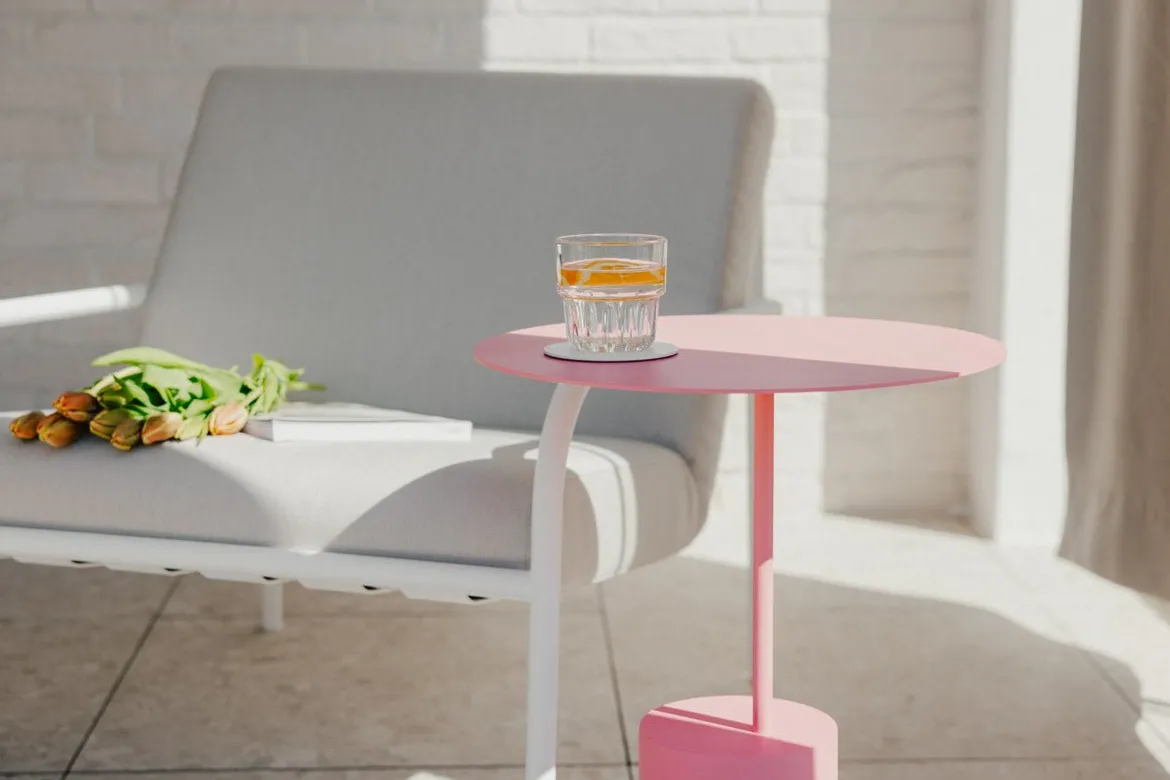 Couchtisch/Beistelltisch Ciro – Edelstahl-Design für Indoor & Outdoor