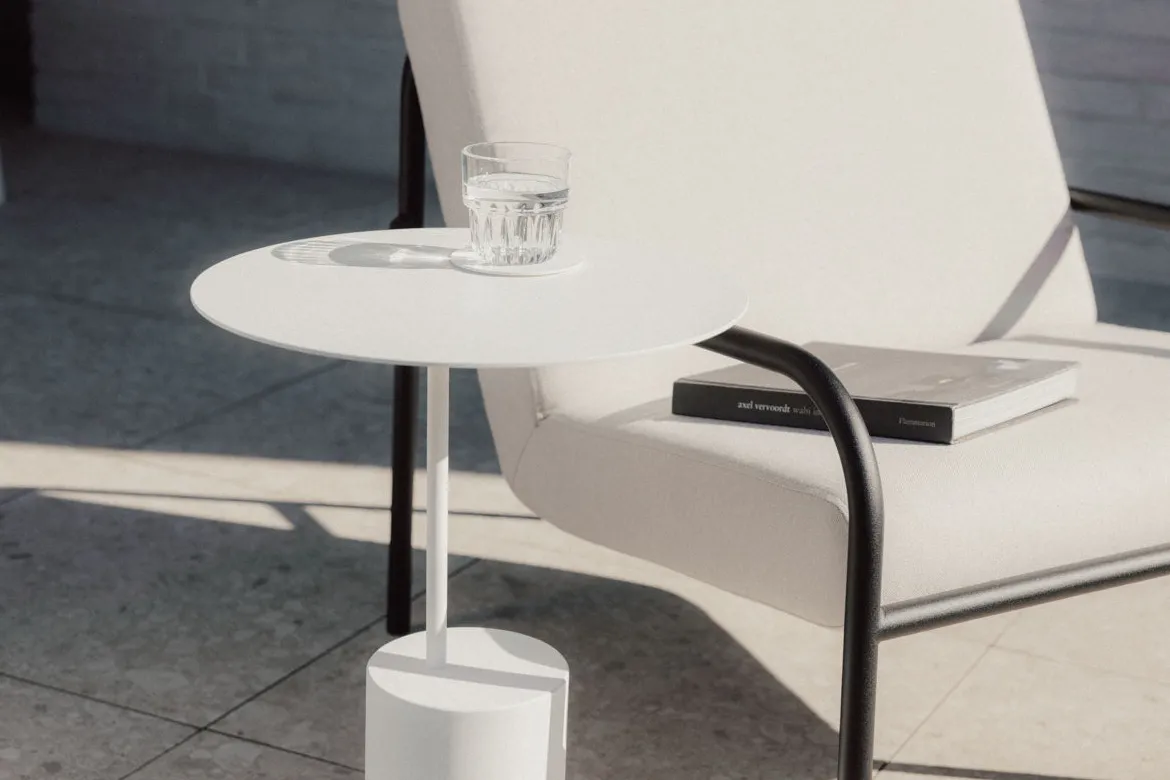 Couchtisch/Beistelltisch Ciro – Edelstahl-Design für Indoor & Outdoor
