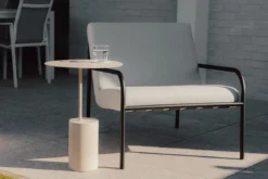 Couchtisch/Beistelltisch Ciro – Edelstahl-Design für Indoor & Outdoor