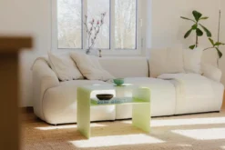 Couchtisch/Beistelltisch Cosmo – Pulverbeschichtetes Metall in modernem Design