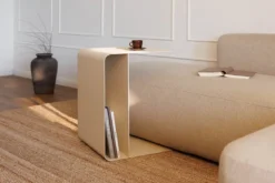 Couchtisch/Beistelltisch Cosmo – Pulverbeschichtetes Metall in modernem Design