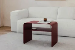 Couchtisch/Beistelltisch Cosmo – Pulverbeschichtetes Metall in modernem Design