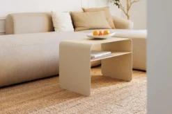 Couchtisch/Beistelltisch Cosmo – Pulverbeschichtetes Metall in modernem Design
