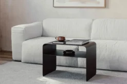 Couchtisch/Beistelltisch Cosmo – Pulverbeschichtetes Metall in modernem Design
