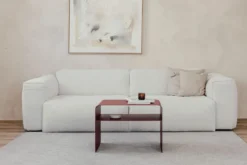 Couchtisch/Beistelltisch Cosmo – Pulverbeschichtetes Metall in modernem Design