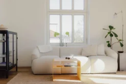Couchtisch/Beistelltisch Cosmo – Pulverbeschichtetes Metall in modernem Design