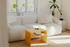 Couchtisch/Beistelltisch Cosmo – Pulverbeschichtetes Metall in modernem Design