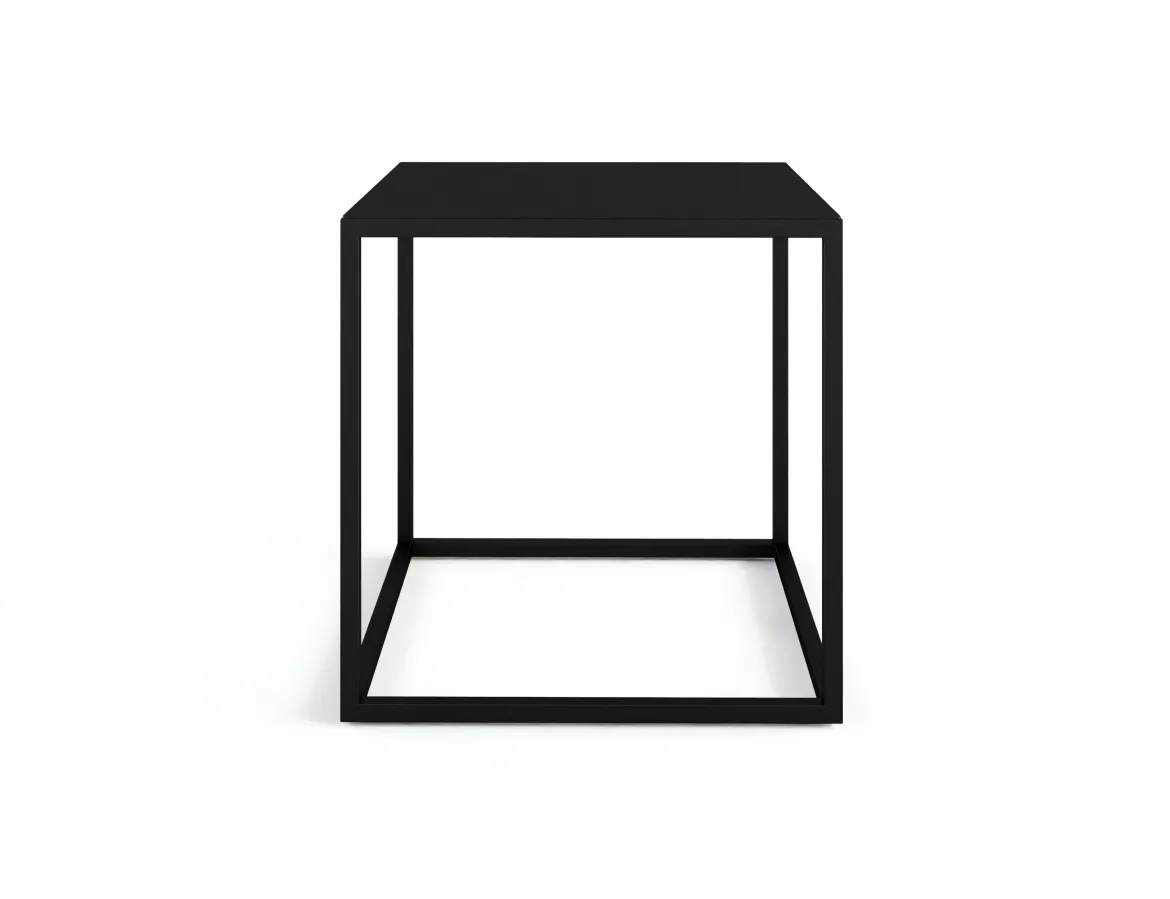 Couchtisch/Beistelltisch Soli X – Minimalistisches Design aus Stahlblech & Metall