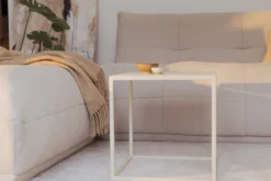 Couchtisch/Beistelltisch Soli X – Minimalistisches Design aus Stahlblech & Metall