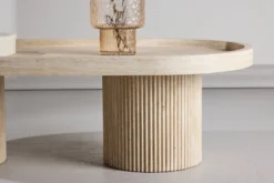 Couchtisch Belize - in Beige mit hoher Kante