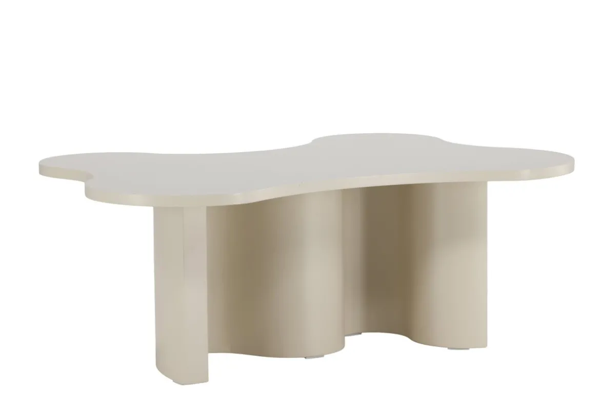 Couchtisch Beno - in Beige mit einzigartigem Design