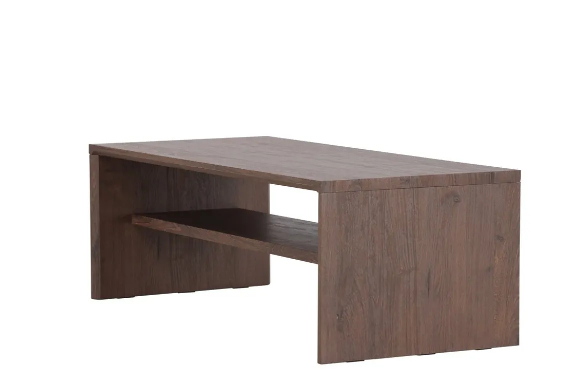 Couchtisch Boris - in Mokka mit Holzoptik