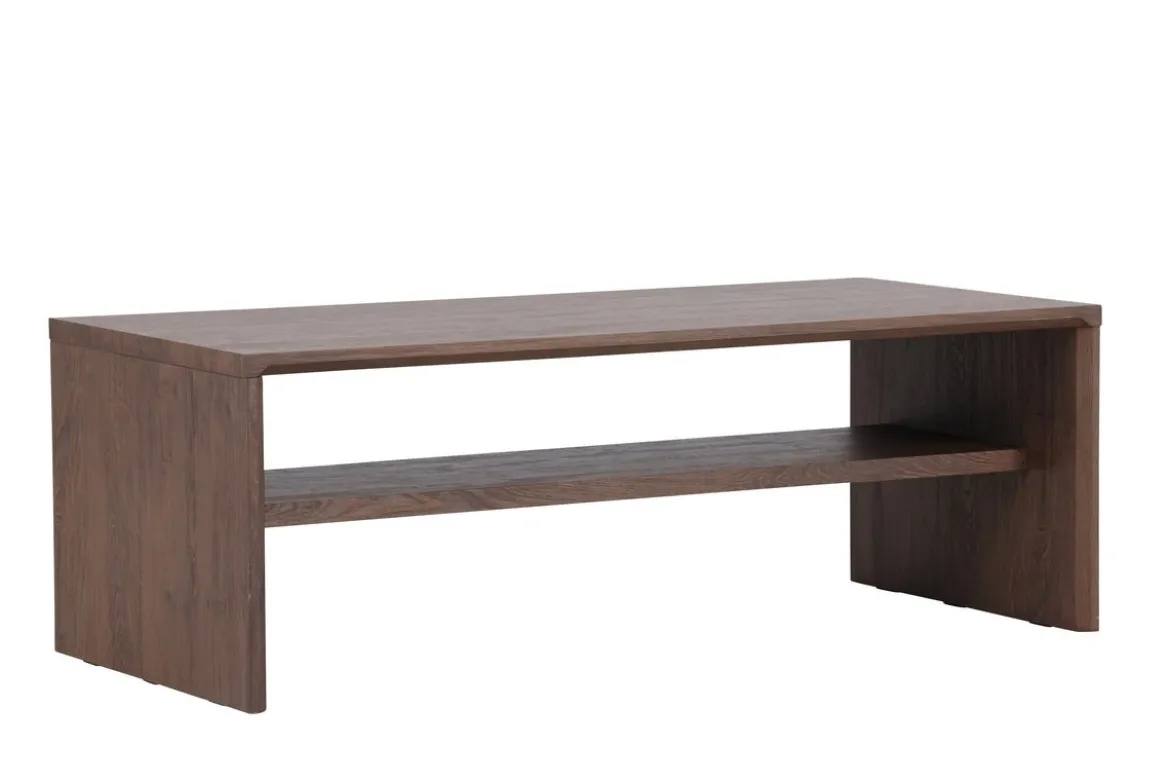 Couchtisch Boris - in Mokka mit Holzoptik