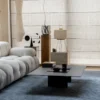 Couchtisch Cut – Minimalistisches Stahl-Design mit kreativer Öffnung