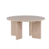 Couchtisch Davinci - Rundtisch mit Holzoptik