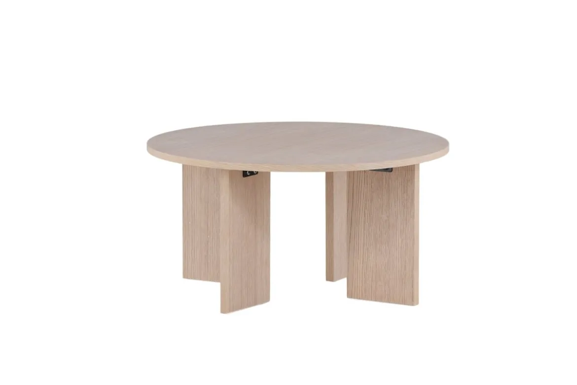 Couchtisch Davinci - Rundtisch mit Holzoptik