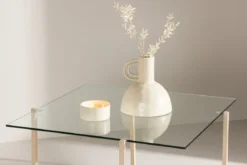 Couchtisch Donna - mit Glas-Tischplatte