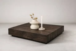 Couchtisch Floren - aus mokkafarbenem MDF