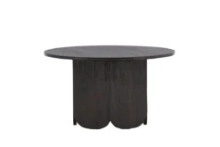 Couchtisch Keralo Big - stylischer Rundtisch in Holzoptik