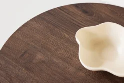 Couchtisch Keralo - stylischer Rundtisch in Holzoptik