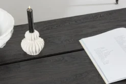 Couchtisch Lannister - in Mokka mit Holzoptik