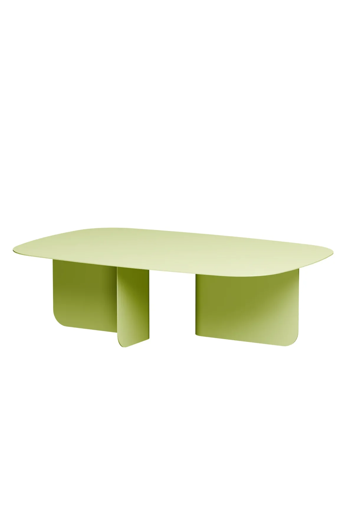 Couchtisch Livia – Japandi Design aus pulverbeschichtetem Blech