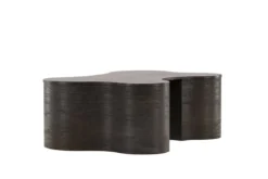Couchtisch Makron - in dunkler Holzoptik