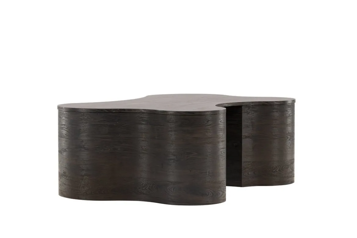 Couchtisch Makron - in dunkler Holzoptik