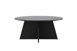 Couchtisch Navaro Big - Rundtisch in Holzoptik