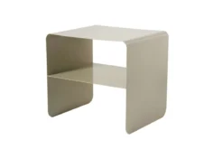 Couchtisch Nivaro – Aus Metall in Schwarz oder Taupe