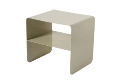 Couchtisch Nivaro – Aus Metall in Schwarz oder Taupe