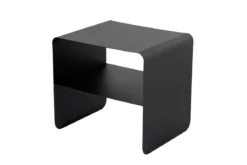Couchtisch Nivaro – Aus Metall in Schwarz oder Taupe