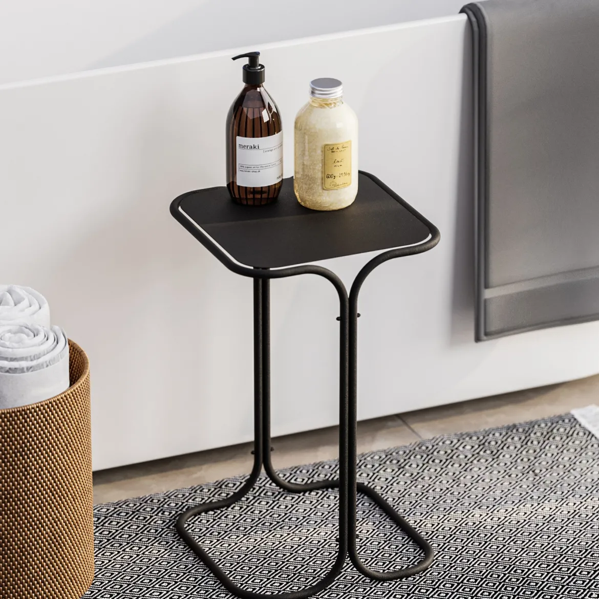 Couchtisch Orento – Mit schwarzem Metallgestell