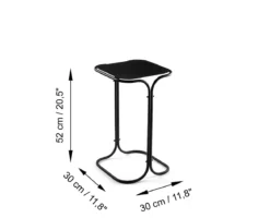Couchtisch Orento – Mit schwarzem Metallgestell