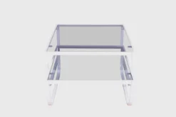 Couchtisch Rondo - zwei Tische mit Glas-Tischplatte