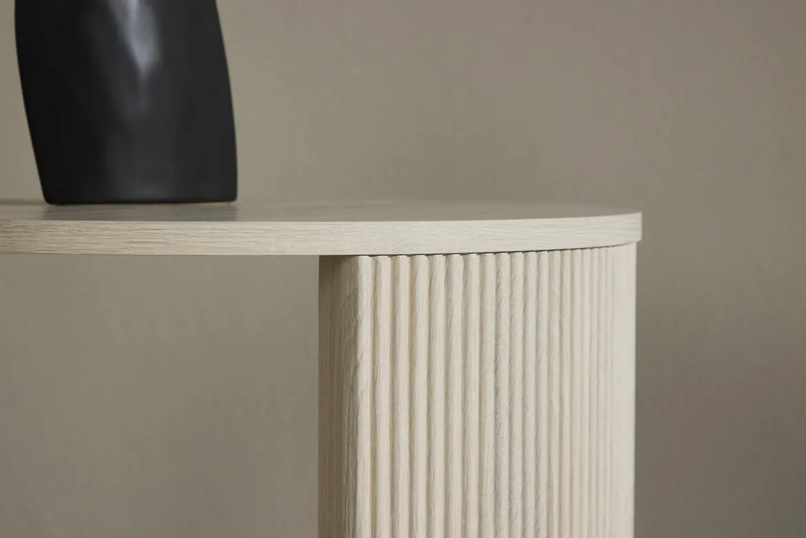 Couchtisch Rouven - mit geriffeltem Korpus