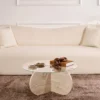 Couchtisch Rovida - mit runder Glasplatte in 2 Varianten
