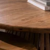 Couchtisch Savira - 2er Set aus Mangoholz mit konischem Tischfuß