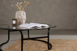 Couchtisch Silento - mit Glasplatte