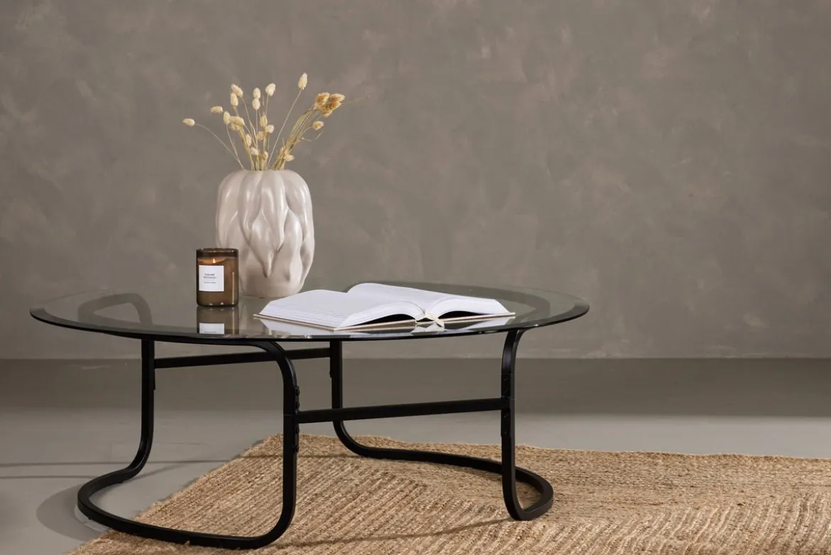 Couchtisch Silento - mit Glasplatte