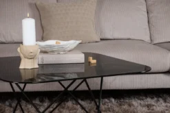 Couchtisch Tango - mit Tischplatte aus Marmorglas