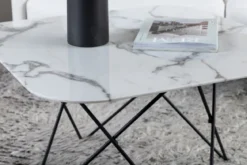 Couchtisch Tango - mit Tischplatte aus Marmorglas