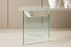 Couchtisch Valerio - elegant mit Glasbeinen