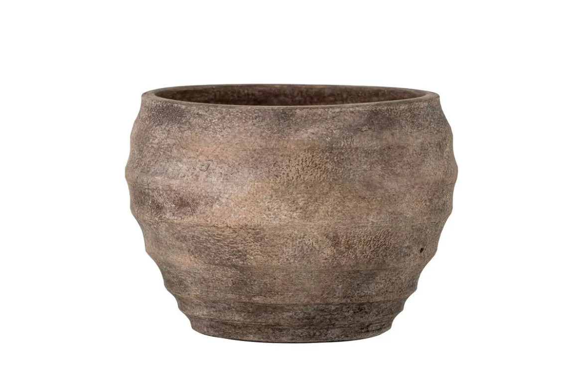 Deko-Blumentopf Valnera – Rustikales Terrakotta-Design in Braun