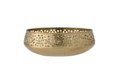 Deko-Schale Zaira – Metall in Goldoptik