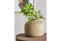 Deko-Vase „Sareen“ – Terrakotta in Natur